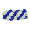 thumbnail image 1 of simhoa Chemin de Table Fleur, Centre de Table de Mariage, Hortensia en Soie Bleu Blanc, 1 of 8