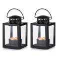 thumbnail image 1 of 2 Pcs Vintage Style Hanging Small Lanterns for Tealight Candle, 1 of 5