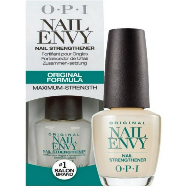 Fortalecedor de uñas OPI Nail Envy, máxima potencia, original, 0.5 oz (paquete de 3)