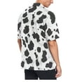thumbnail image 3 of joogoo Men's Hawaiian Shirt Cow Print Short Sleeve Casual Button Down Shirts L, 3 of 6