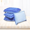thumbnail image 2 of Magic Sponge - Magic Microfiber Two Sides Cleaning Power Scrubbing Sponge - Blue Jumbo 5-Pack, 2 of 5