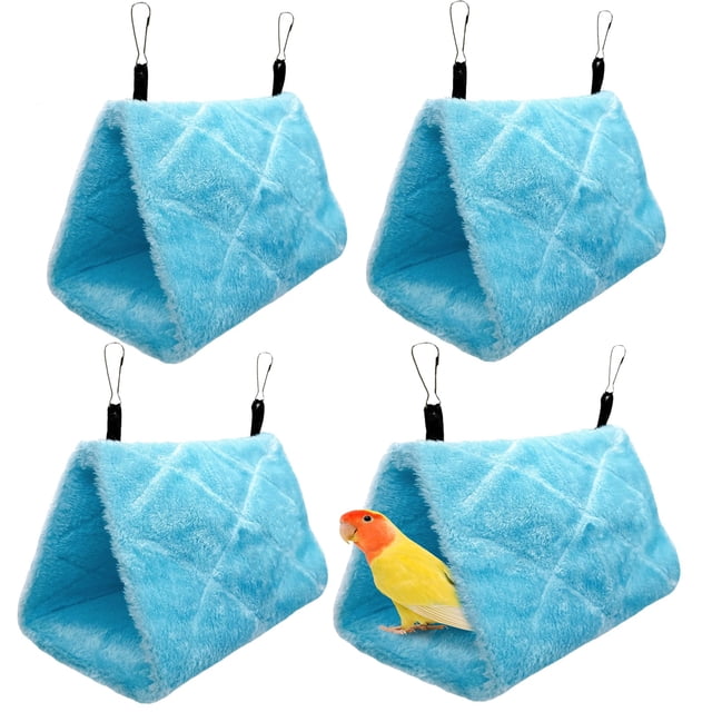 Tienda de Felpa Colgante para Pájaros, Hamaca Caliente para Nido de Loro