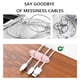 thumbnail image 5 of Organizador de cable de datos de escritorio 3pcs-CR04 rosa Adepaton 221371-3, 5 of 9