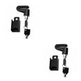 thumbnail image 2 of pitrice Motorbike Disc Brake Lock Scooter Anti Theft Brake Rotor Black 2Set, 2 of 6