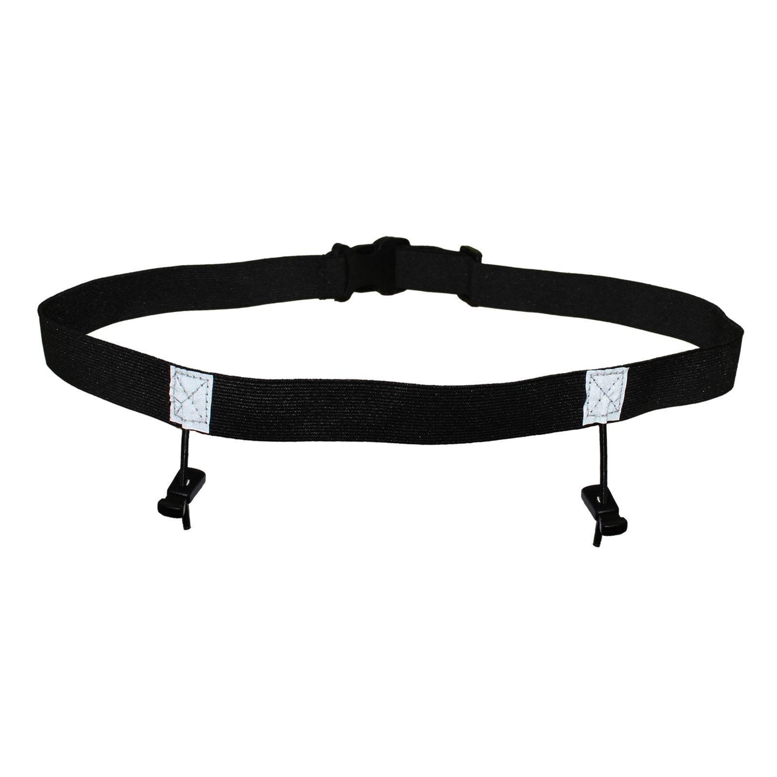 DYNWAVECA 2xRace Number Belt Running Bib Holder Elastic Webbing Reflective Triathlon Race Belt Running Belt for Men Women Unisex Running Black 2 Pcs Walmart