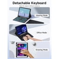 thumbnail image 4 of Protective Case With Keyboard Compatible with iPad 7/8/9 Gen 10.2inch,Compatible With Samsung Galaxy Tab S6 Lite 10.4/Huawei MatePad Pro 11inch,Built-, 4 of 4