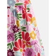 thumbnail image 3 of Wonder Nation Baby and Toddler Girls Printed Short Sleeve Dress, Sizes 0M-5T, 3 of 3