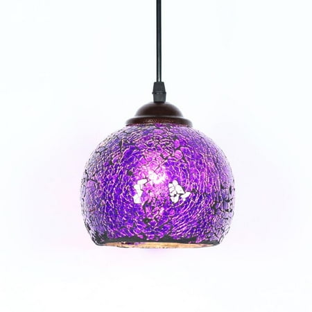 

Vintage Mosaic Design Ceiling Pendant Light Lamp Shade Lampshade Glass Brand NEW