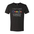 thumbnail image 2 of I Don't Need Google My Daughter Knows Everything Mens Premium Tri Blend T-Shirt, Vintage Black, Small, 2 of 3