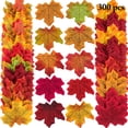 thumbnail image 2 of Artificial Maple Leaves Mixed: Faux Fall Leaf Fake Autumn Leaf for Thanksgiving, 2 of 10