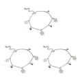 thumbnail image 3 of Tobillera Jumpingount elegante trébol oro plata universal estilo simple, 3 of 6