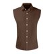 thumbnail image 1 of Men's Summer Hawaiian Solid Color Sleeveless Button-Down Shirt 2XL, 1 of 4