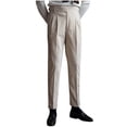 thumbnail image 2 of Puntoco Pantalones cargo de color sólido con bolsillos y cremallera, cintura elástica y largo completo para hombre, 2 of 8