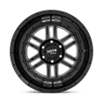 thumbnail image 4 of Moto Metal Aluminum Rim MO800 DEEP SIX 20X12in Gloss Black Milled Finish, MO80021250344N, 4 of 5