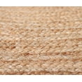 thumbnail image 3 of 4x4, 5x5, 6x6,feet Natural Jute Scallop Round Rug, Floor Scalloped Edge Rug Braided Boho Eco Large Circular Handmade Area Rugs, 3 of 5