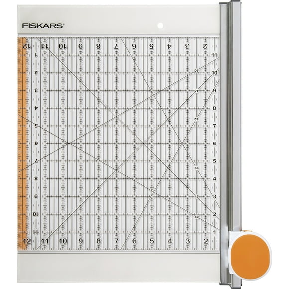 Fiskars Règle Rotative Combo pour Découpe de Tissu 12"X12 Pouces195140