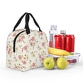 thumbnail image 4 of Pofeuu Floral Print Lunch Bag Lunch Box Large Capacity Insulated Lunch Bag for Adult, Leakproof Reusable Lunch Tote Bags for Work, 4 of 5