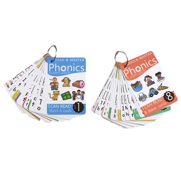 67Pcs Flash Cards for Learning English Words - Vocabulary Building Teaching , Fun Learning Game A