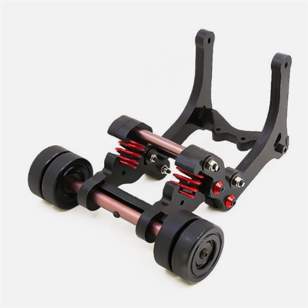 Bewildely RCGOFOLLOW-Soporte de barra con ruedas de alta dureza, aleación de aluminio para 1/5 Rc, X-MAXX pieza de coche de control remoto Kits de construcción modelo TYPE1