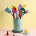 thumbnail image 4 of 11 Pcs Colorful Kitchen Silicone Heat Resistant Cookware Spoon Shovel Set-In Stock, 4 of 5