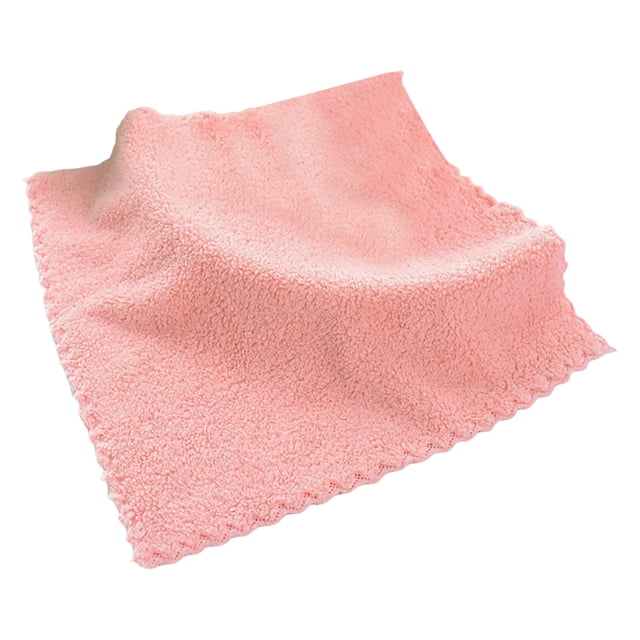 Coral Fiber Makeup Remover Small Towel: Thick And Absorbent Suitable For Gentle Facial Wiping.