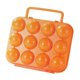 thumbnail image 5 of Contenedor portátil para guardar huevos, caja de protección con 12 compartimentos, ideal para mochileros, senderismo, caravanas y hogares. Naranja, 5 of 8