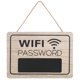 thumbnail image 1 of Wifi Sign Wifi Password Sign Wood Door Sign Wifi Password Pendant for Door, 1 of 4