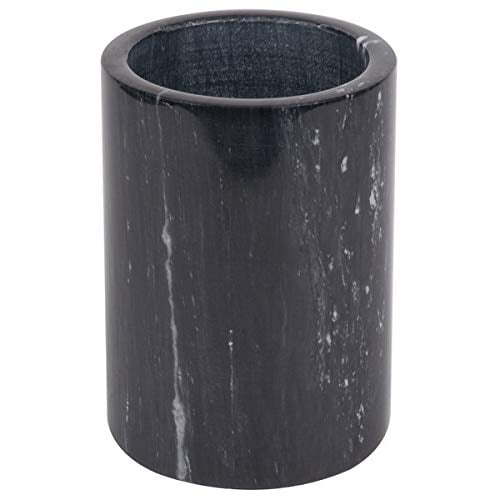 (1-PC) Marble Wine Cooler Tabletop Wine Chiller Heavy Weight 4-1/2" x 6" Handmade Black