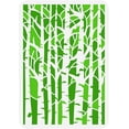 thumbnail image 1 of Plantilla para pintar Abedul Blanco, 21 x 29,7 cm, reutilizable, con patrón de troncos de árbol. Plantilla para dibujar y decorar plantas y árboles., 1 of 7