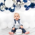 thumbnail image 5 of Navy Blue Balloon Arch and Garland Kit, Premium Navy Blue and Silver Party Decorations for Graduation, Birthday or Baby Shower, 5 of 7