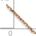 thumbnail image 5 of 14K Rose Gold 1.0mm D/C Cable Chain (16 X 1) Made In Peru rsc20-16, 5 of 5