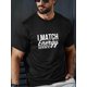 thumbnail image 1 of Men's Casual T-Shirt with Geometric Print - Stretchy, Comfortable Polyester Crew Neck for Summer, T Shirt Tee For Adult, Men, Women, Teen, Teenager, Adolescent, Youth, 1 of 6