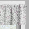 thumbnail image 3 of Ambesonne Vintage Window Valance, Spring Sprigs Berries, 54" X 12", Pale Grey Mauve Grey, 3 of 5
