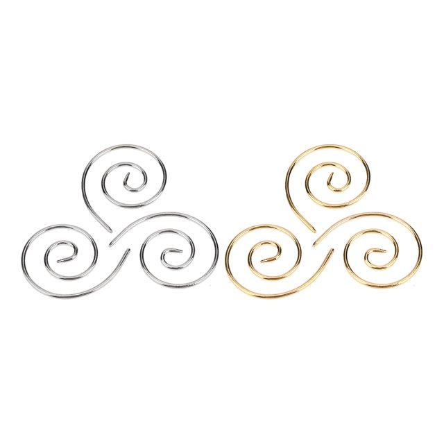 Aguja de tejer en espiral, 6 piezas Aguja de tejer en espiral de acero inoxidable Aguja de tejer en espiral Optimizada para la excelencia