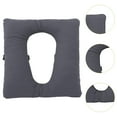 thumbnail image 6 of TOOYFUL Bedside Commode Cushion Toilet Seat Cushion for Handicapped Elderly Disabled gray, 6 of 9