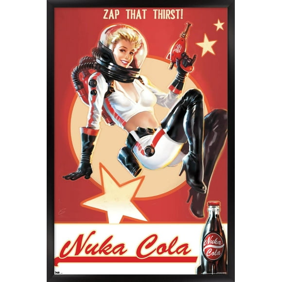 Fallout 4 - Nuka Cola - Zap That Thirst! Wall Poster