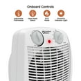 thumbnail image 7 of Comfort Zone Fan-Forced Personal Space Heater with Thermostat, White, 7 of 7