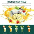 thumbnail image 4 of Máquinas exprimidoras centrífugas KOIOS de 1300 W, extractor de jugo con canal de alimentación extra grande de 3 pulgadas, motor de cobre completo, filtro chapado en titanio, alto rendimiento de jugo,, 4 of 5