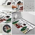 thumbnail image 6 of Christmas Kitchen Mat Rug Set of 2 Snowman Buffalo Xmas Tree Snowflakes White Runner Rug Anti-Fatigue Comfort Memory Foam Standing Mat Non-Slip Floor Door Mat for Bathroom Bedroom 18x30in+18x48in, 6 of 6