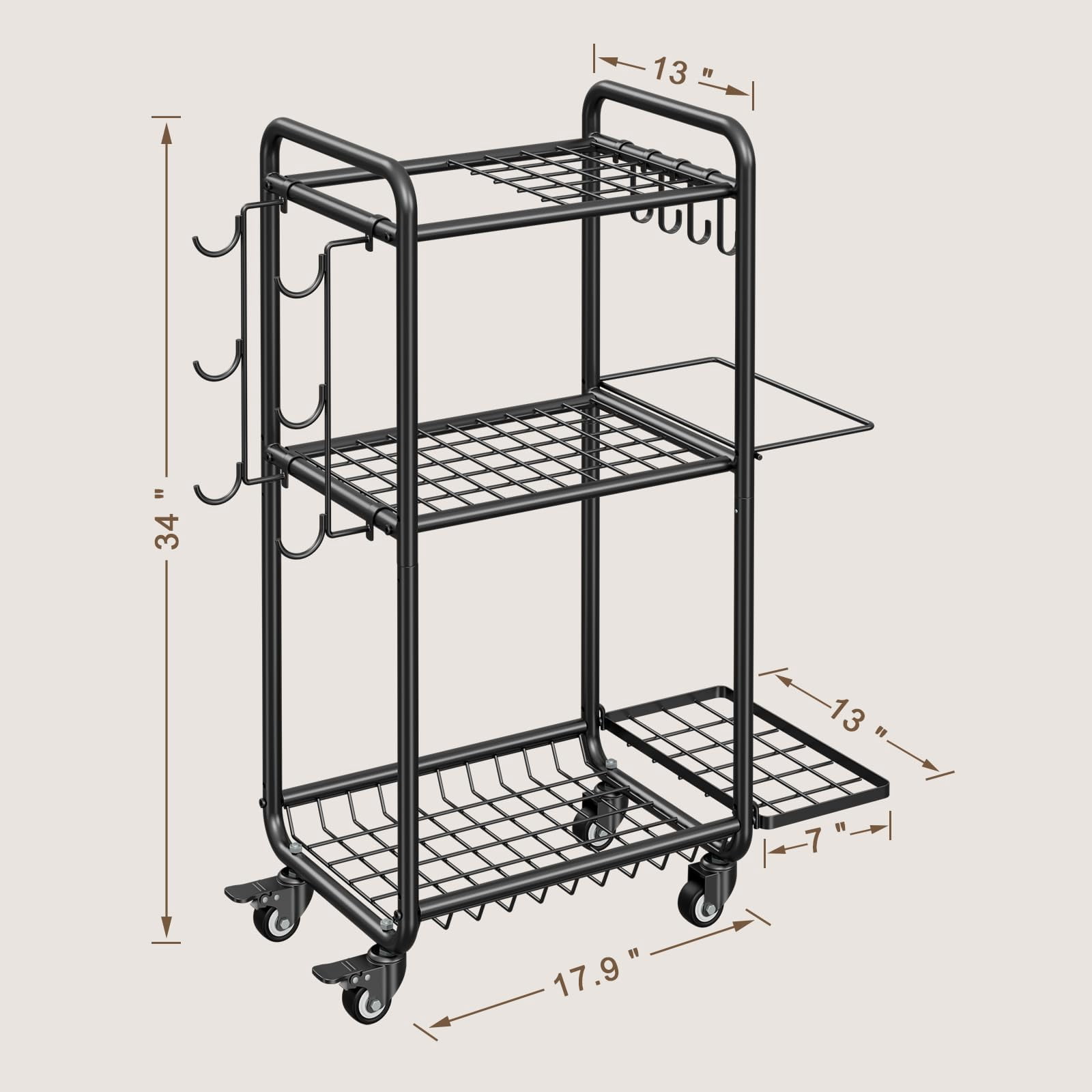 Multi-functional Home Gym Storage Rack - Yoga Mat  Dumbbell Weight & Workout Equipment With Heavy-duty Steel Construction For Fitness Organizer