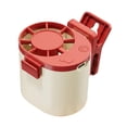 thumbnail image 4 of Ventilador con clip para la cintura, ventilador de bolsillo, ventilador de mesa recargable de 3 velocidades, ventilador portátil personal Rojo Blanco, 4 of 9