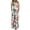 Green, variant on Coerni Girls Floral Maxi Dress Boho Ruffle Short Sleeve Pleated Holiday Beach Loose Casual A-line Swing Dresses 2 to 10Y