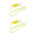 thumbnail image 2 of Greeniant Cable de tracción, bombilla LED redonda, lámpara alimentada por batería, suministros de emergencia a prueba de agua, colgante, artículos Amarillo 2piezas Greeniant CBP233352, 2 of 5