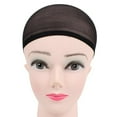 thumbnail image 1 of 4Pcs Wig Stocking Caps Elastic Breathable Beauty Supplies Wig Close End Fishnet Mesh for Salon, 1 of 8