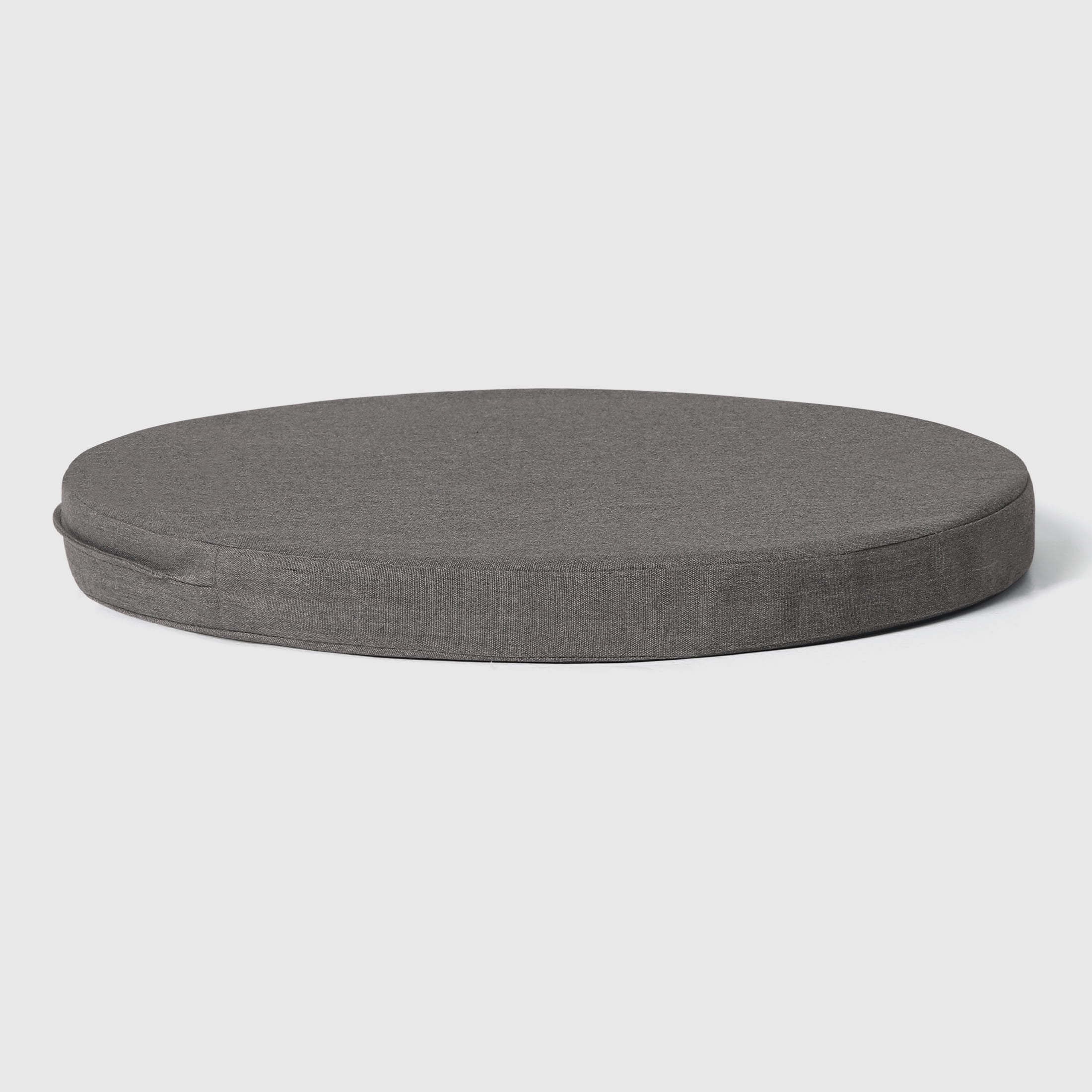 WestinTrends Solace Outdoor Patio Kitchen Dining Chair Round Seat Cushions Set of 4, 16" x 16", Grey