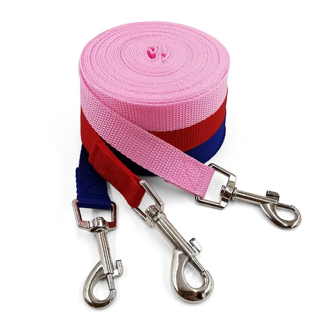 Ruiboury Reliable And Stain-resistant Dog Leash For Everyday Leash For Dogs Leash For Pet Durable Convenient pink 20m 1Set