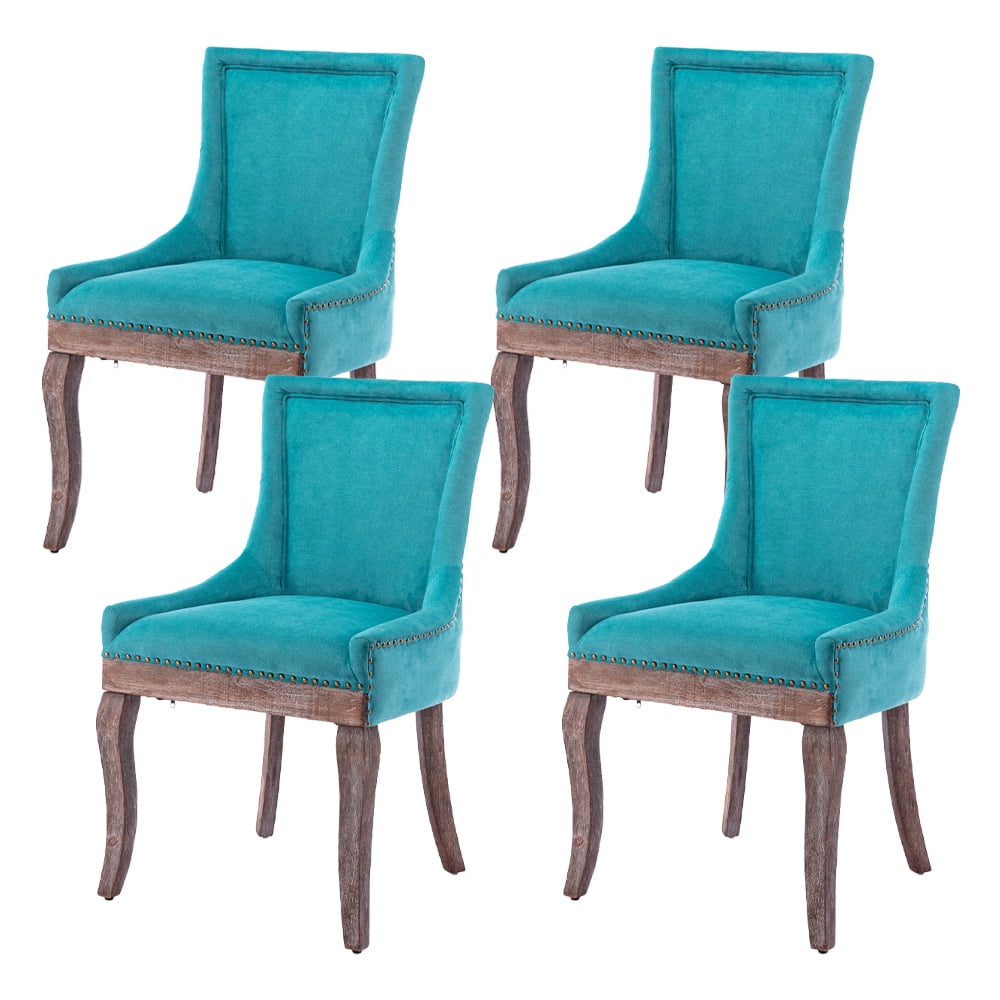 4 Piece Upholstered Dining Chairs, HANSHE Dining Chairs Set of 4
