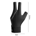 thumbnail image 6 of Tnobhg 1Pc Left-hand Billiard Pool Glove Quick Dry Breathable Sweat Absorption 3 Finger Design Billiard Pool Glove Sports Supplies, 6 of 8