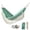 Green, variant on PoyoKee Hammock with Stand for Outside, Double Hammocks for Outside with Tassels, Heavy Duty Canvas Camping Gear for Backyard, 92 x 53 inch, Brown