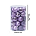 thumbnail image 2 of 34 Pcs Christmas Tree Decorations Shatterproof Baubles Mini Christmas Tree Ornaments Balls for Windows, Gates Hangings & Holiday Party Decor, 2 of 2